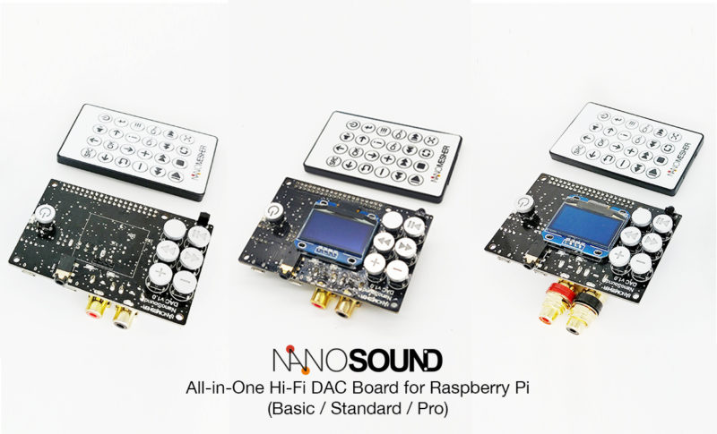 NanoSound - All-in-one HIFI Audio DAC Board for Raspberry Pi by Nanomesher  — Kickstarter